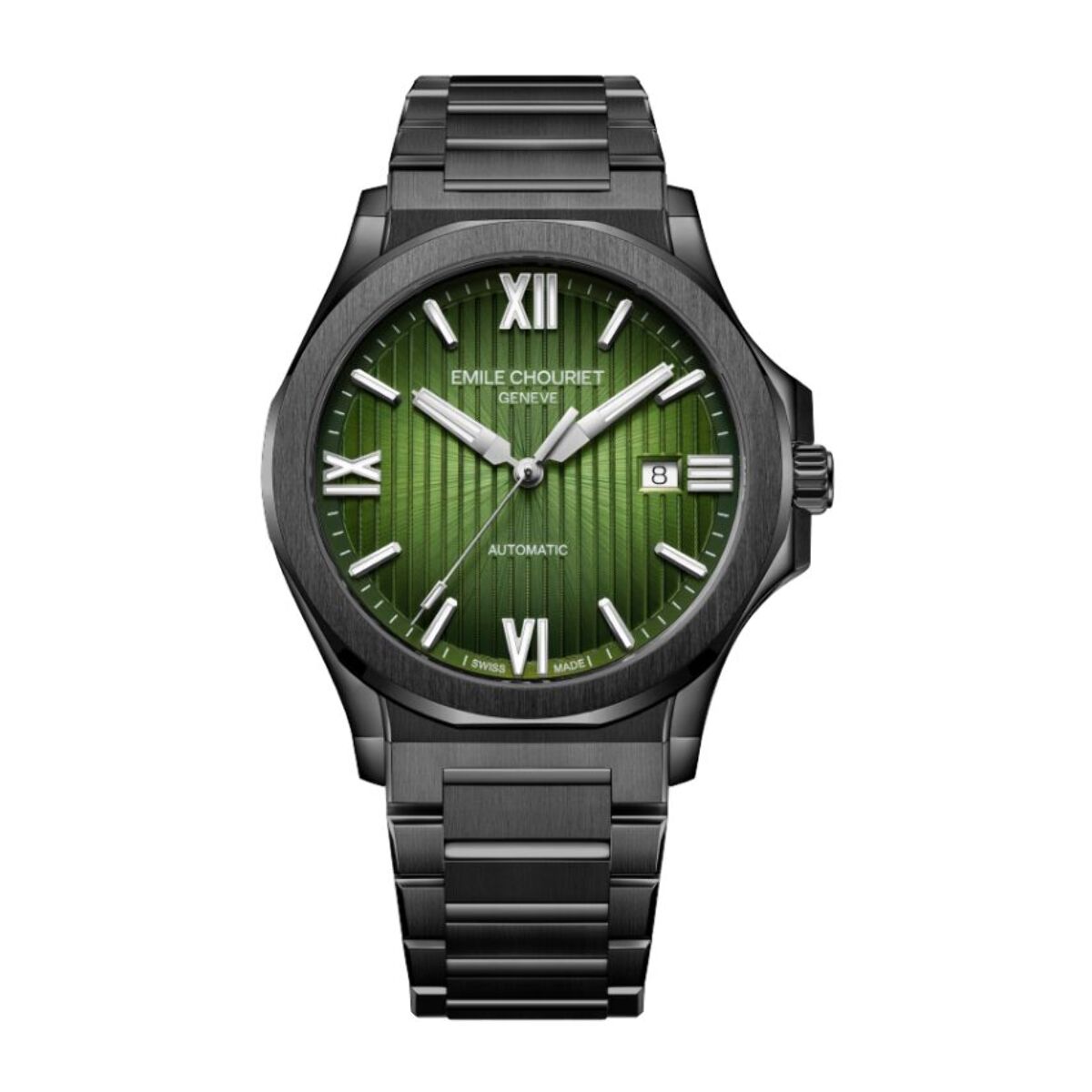 Reloj Emile Chouriet 08.1172.G.H.H.E8.H Hombre Analogico Automatico con Correa de Acero inoxidable