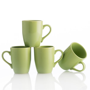 Set 4 tazas  verde  benetton