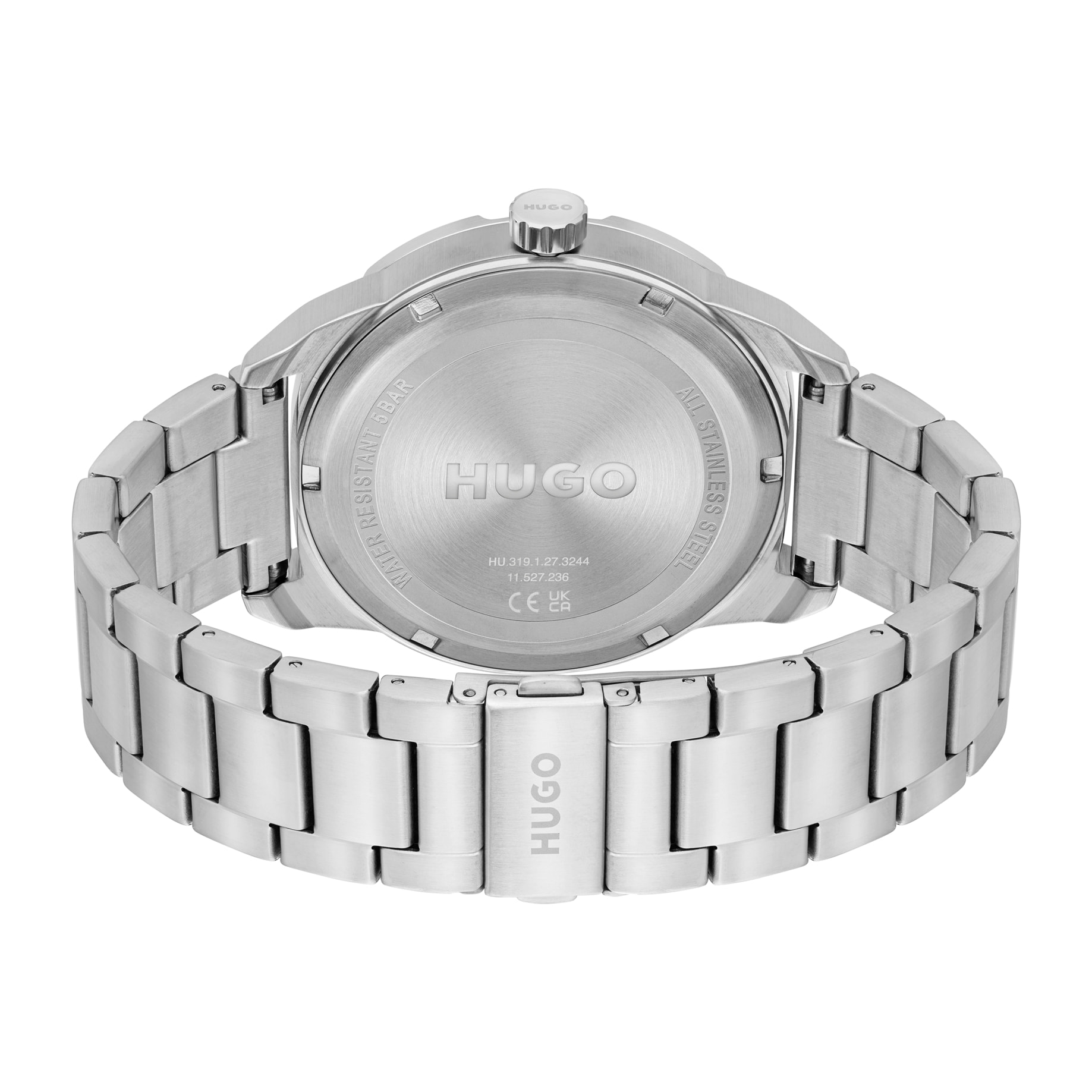 Reloj Hugo 1530276 Hombre Analogico Cuarzo con Correa de Acero inoxidable