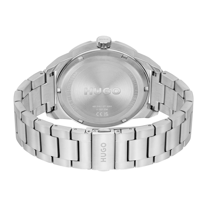 Reloj Hugo 1530276 Hombre Analogico Cuarzo con Correa de Acero inoxidable