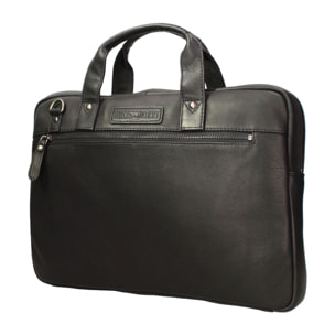 Borsa a tracolla  da uomo In Vera pelle Made in Italy 38,5x26x4 cm