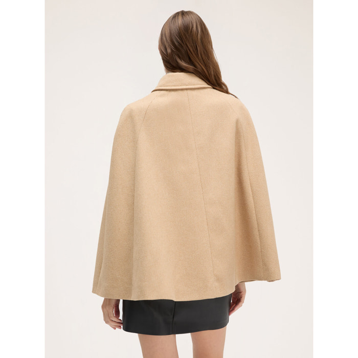 Motivi - Capa de tela con cuello - Beige