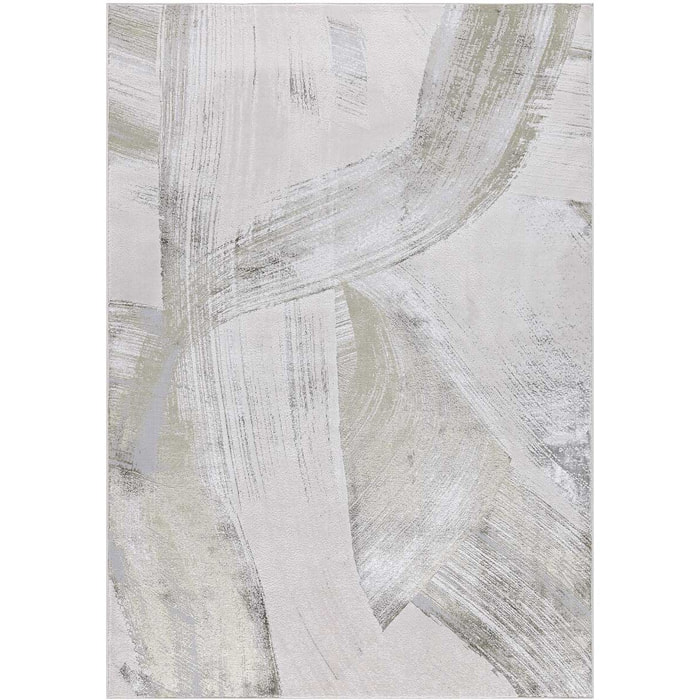 Tappeto Stile Contemporaneo Astratto Verde