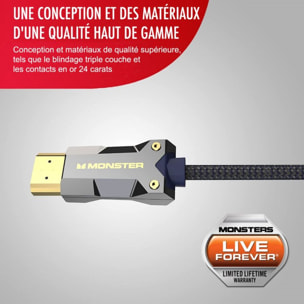 Câble HDMI MONSTERCABLE M3000 UHD 8K DOLBY VISION HDR 48GBPS 5M