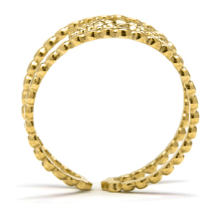 Anillo LUX BY LUX acabado oro 18k