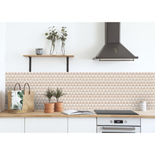 Stickers adhesivos de CERAMIKO - Triángulos Natural 65x100