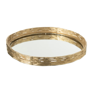 J-Line plateau Miroir - aluminium - or