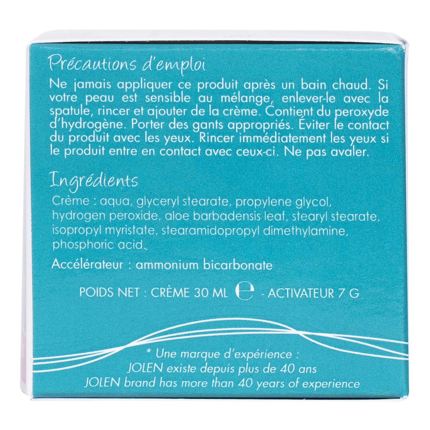 Crème Décolorante - Duvet et Poils Superflus A L'aloe Vera 30ml