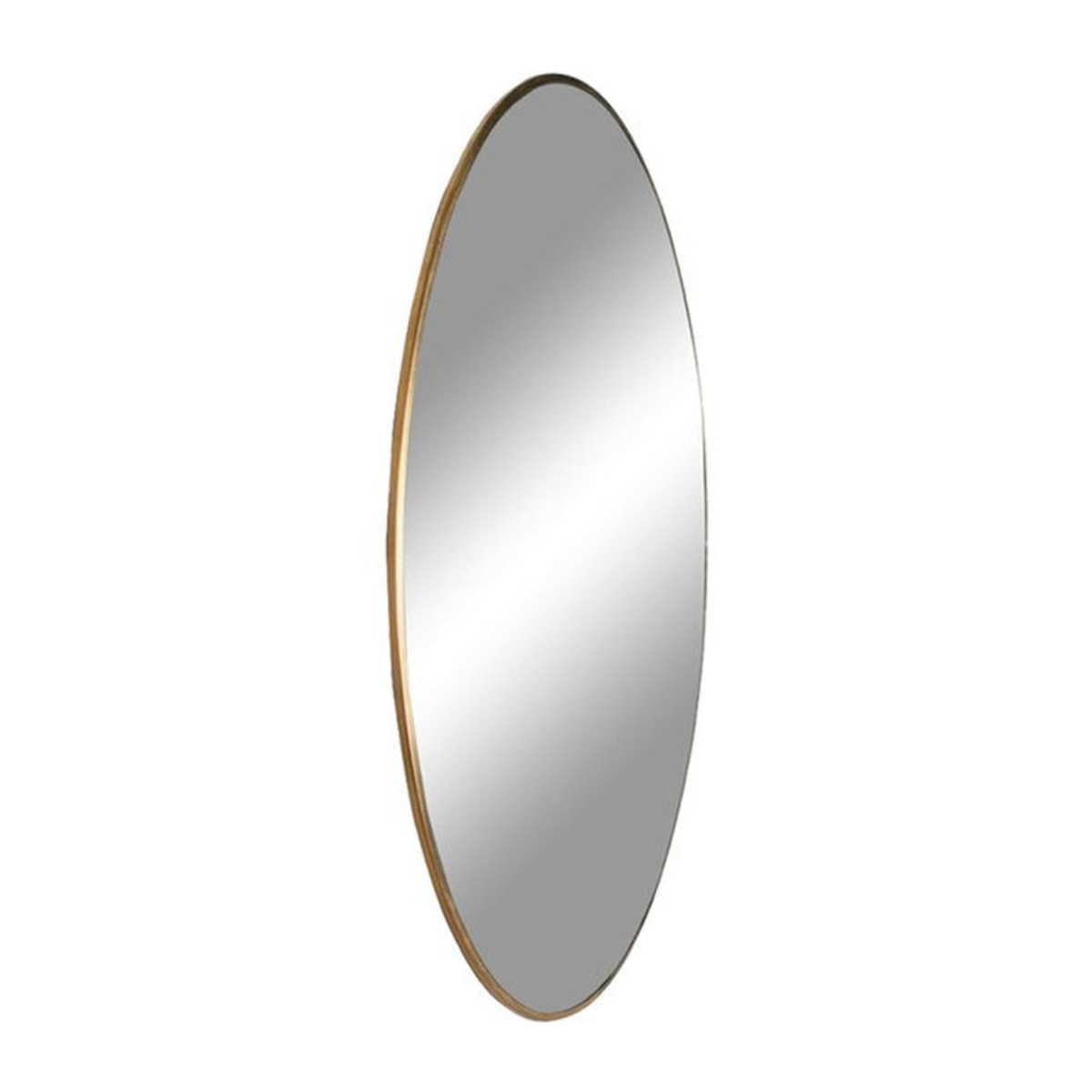 Specchio tondo da parete Jersey in acciaio color ottone ø40 cm