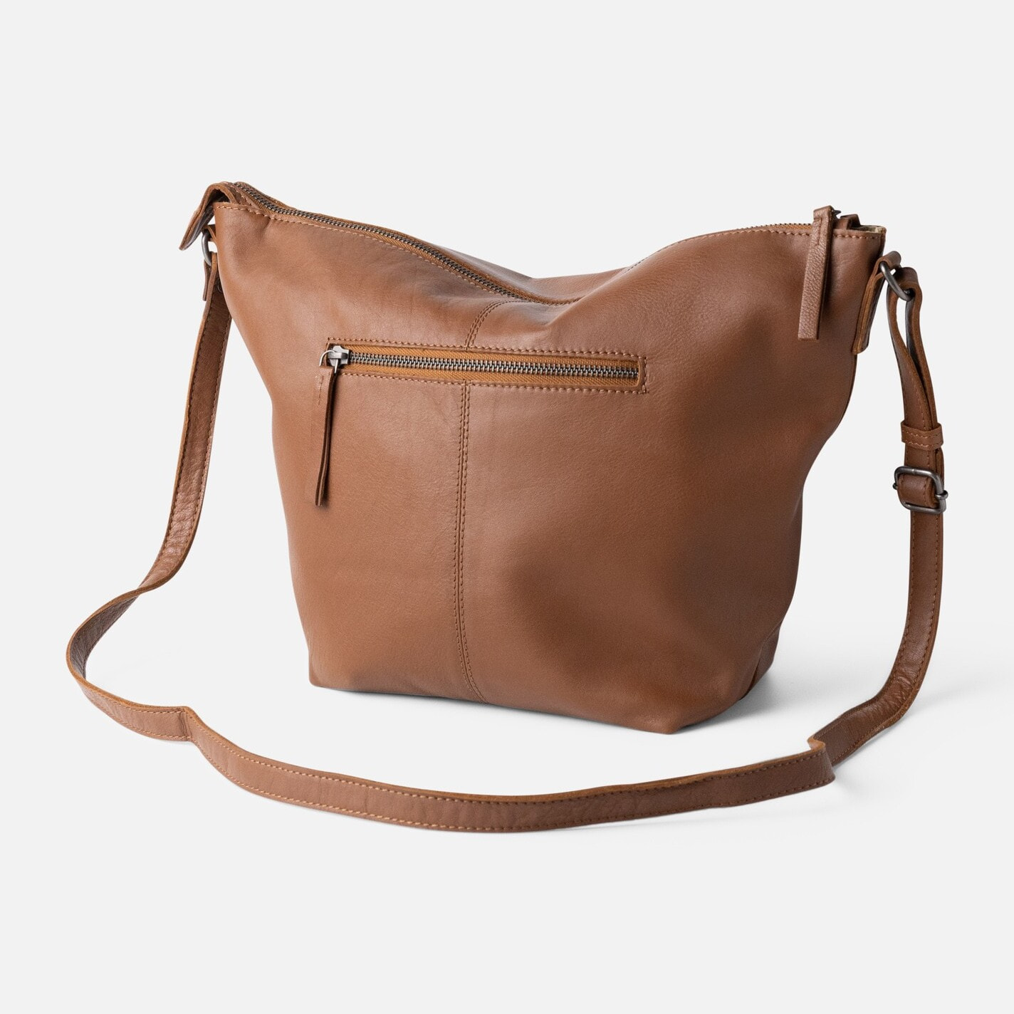 Bandolera BIBA Utah Cream Out de piel
