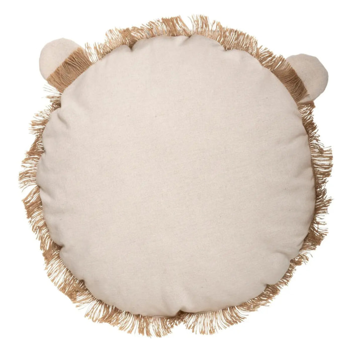 Coussin enfant "Lion" - coton - D44 cm