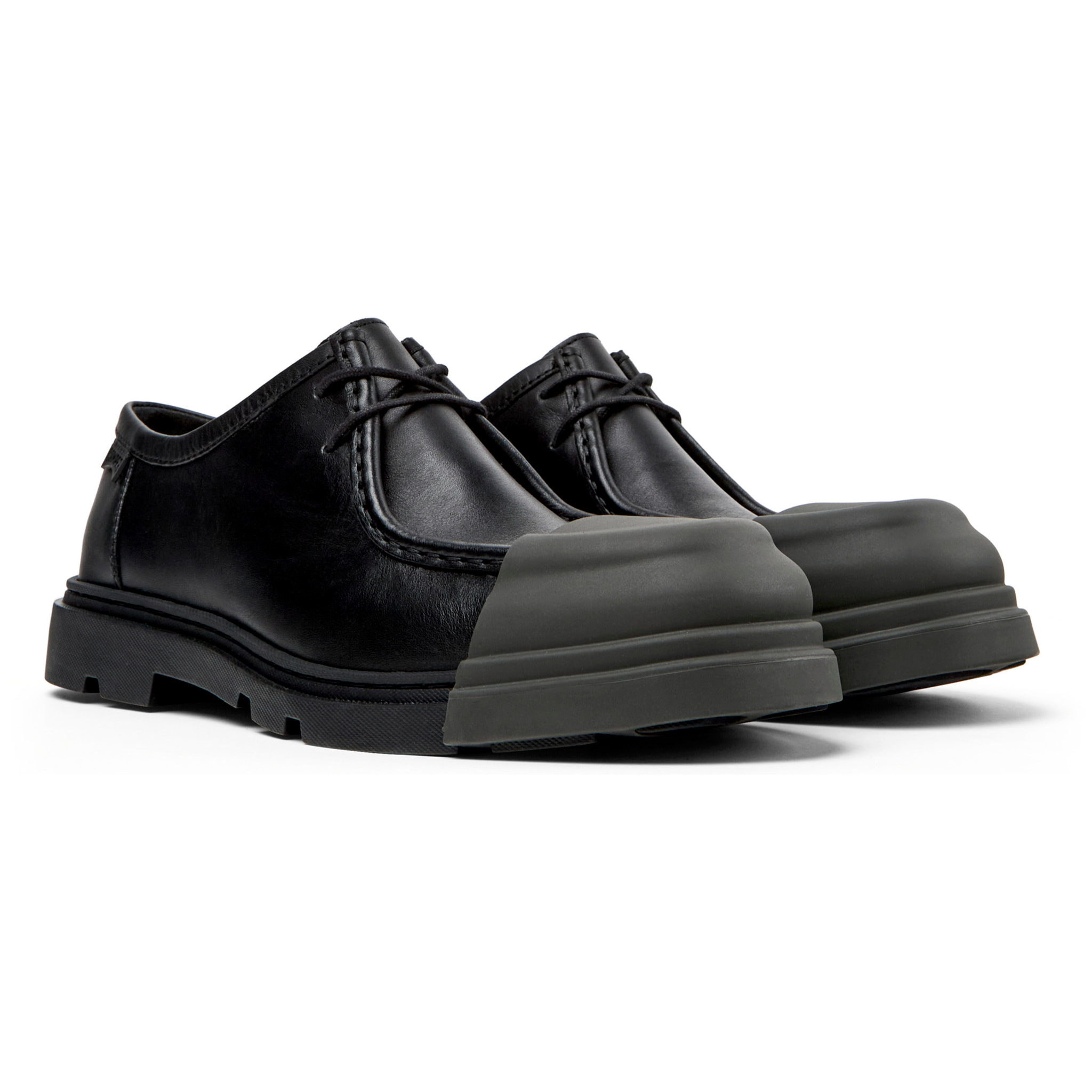 Zapatos de cordones - CAMPER Junction - Negro - Cuero liso