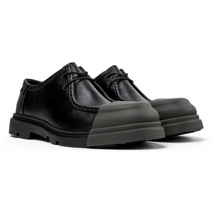 Zapatos de cordones - CAMPER Junction - Negro - Cuero liso