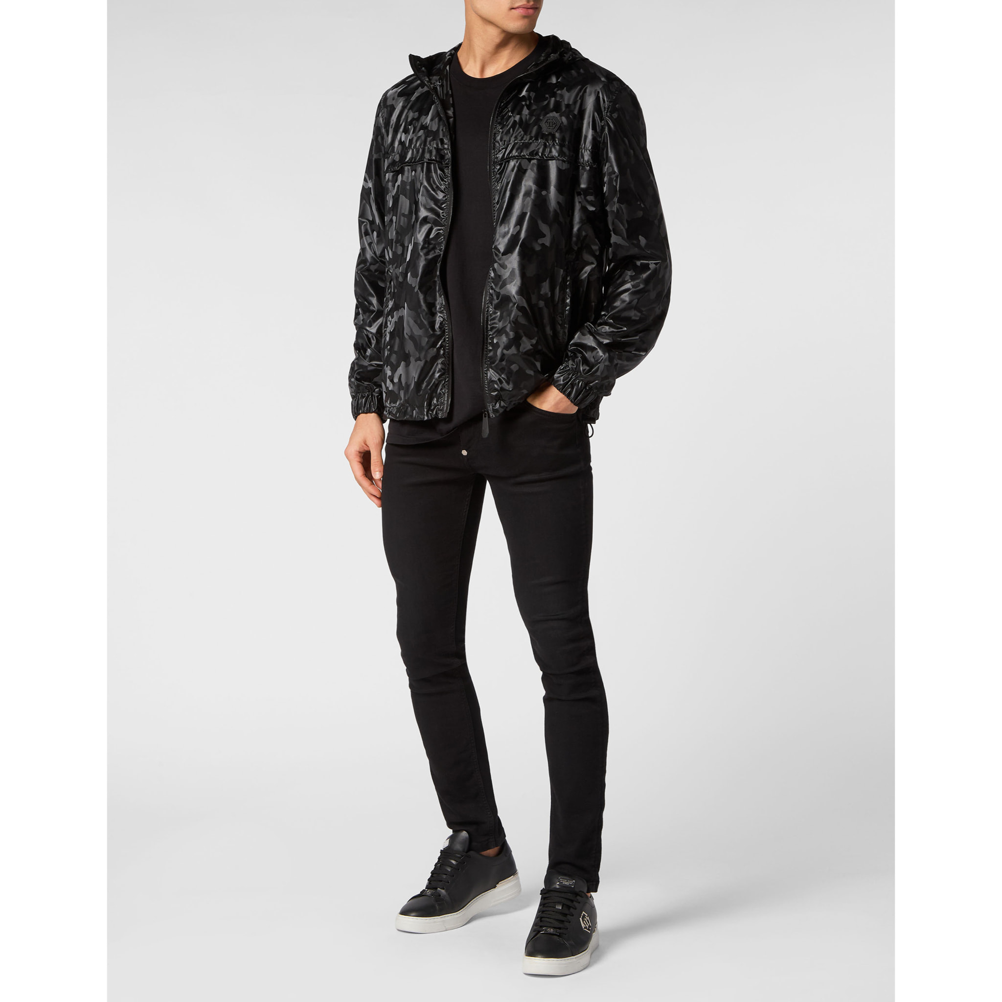 PHILIPP PLEIN Windbreaker CAMOUFLAGE