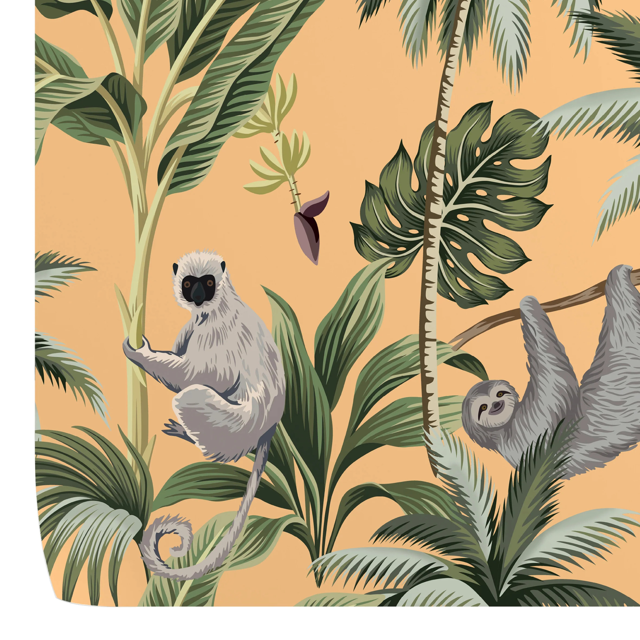 Carta da Parati Jungla Tropicale