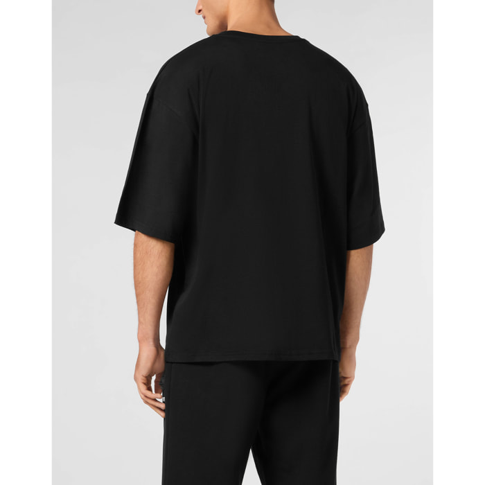 PLEIN SPORT T-shirt con scollo a V a maniche corte