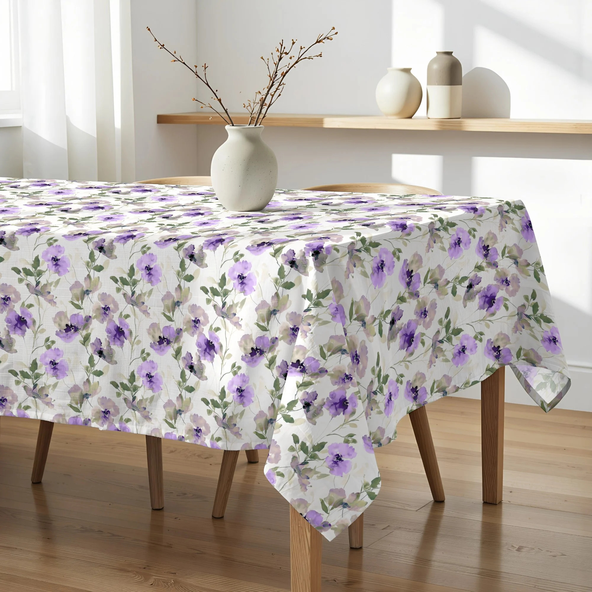 Nappe en tissu 100% coton Nalin Flor
