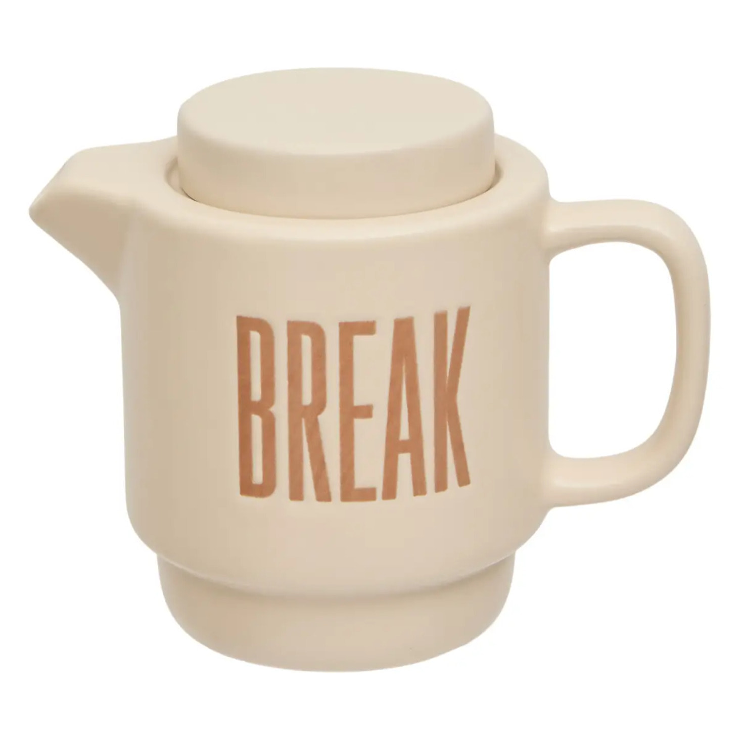 Théière Break Time 450ml beige