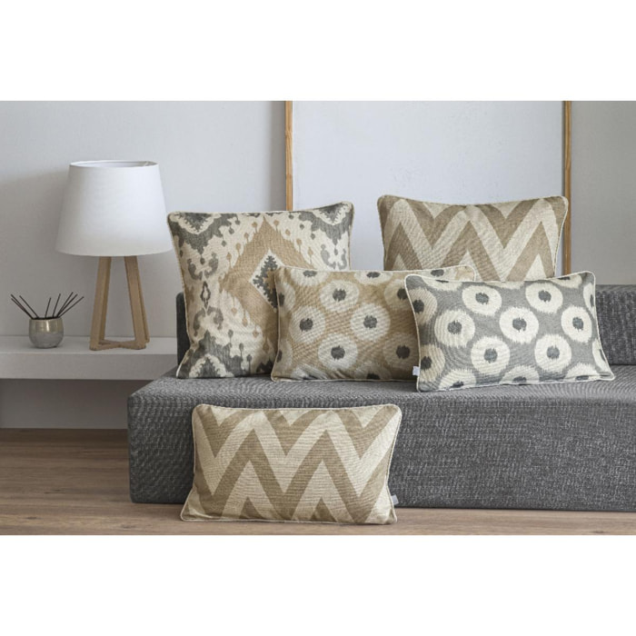 Lot de 2 housses de coussin MEENA CARRÉ - lin