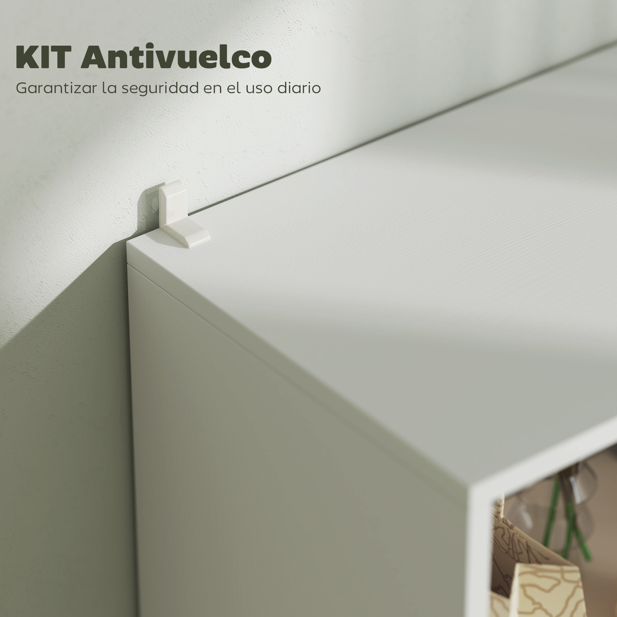 Librería de 6 Niveles Estantería de Libros Organizador con 2 Cajones y 4 Estantes Abiertos para Sala de Estar Oficina Dormitorio Blanco