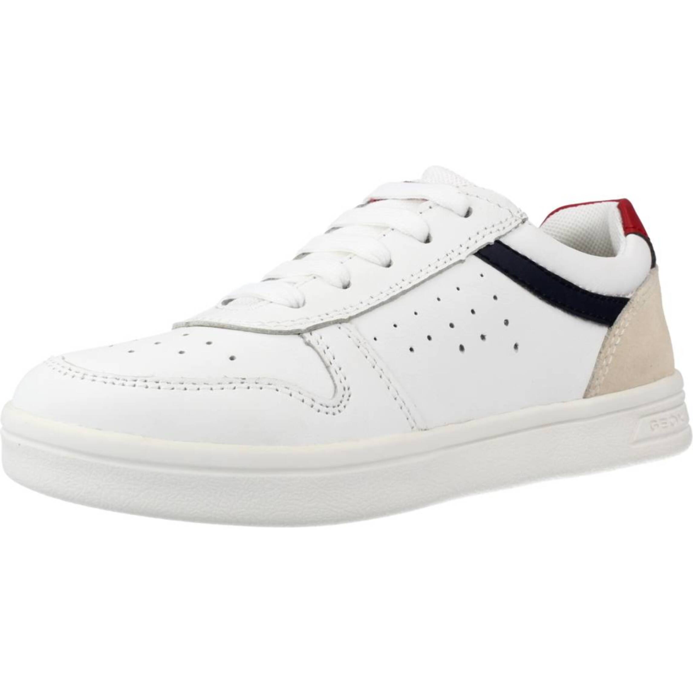 Zapatillas Niño de la marca GEOX  modelo J DJROCK BOY A BLANCO