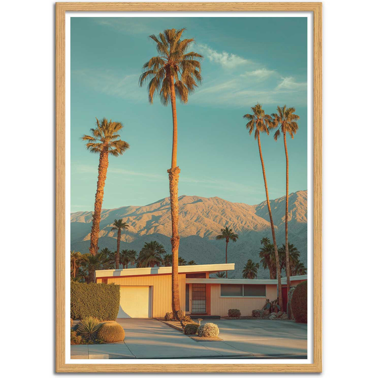Affiche - Famous palm springs - Philippe Hugonnard