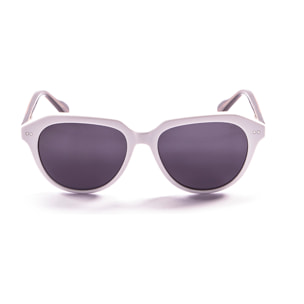 Gafas de sol OCEAN MAVERICKS - Frente blanco brillante / Ahumada en el brazo carey