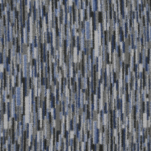 Rideau design aquarelle - Bleu