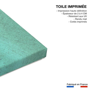 Tableau blue lagoon Toile imprimée