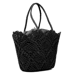 Zelbio borsa a spalla donna. Realizzato in cotone.