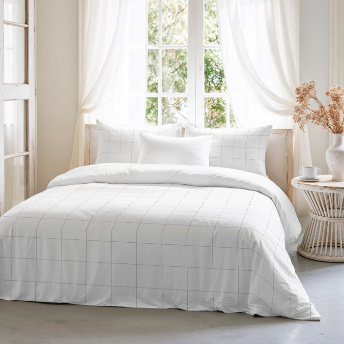 Housse de couette blanche Amira