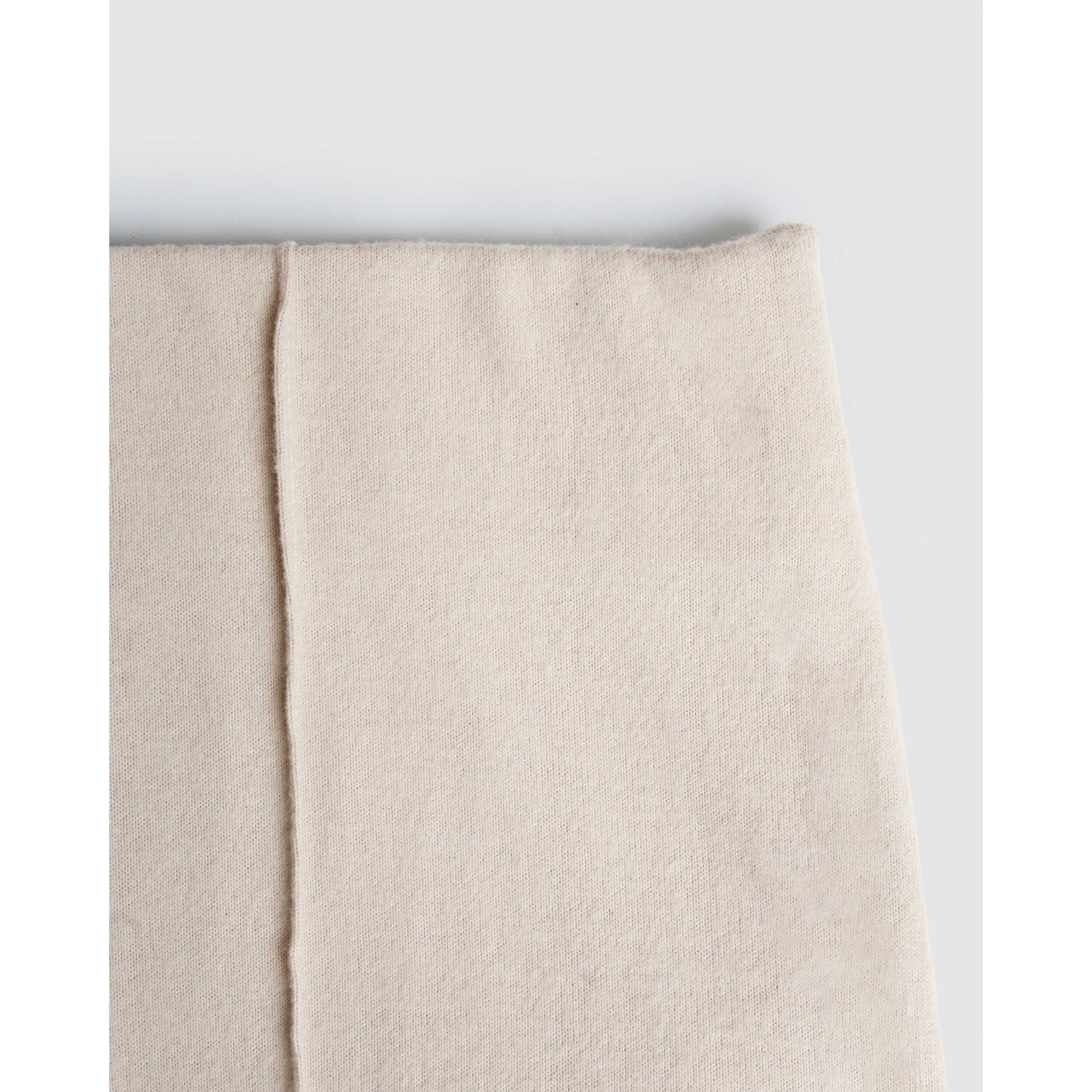 Set chaqueta pantalón angorina beige
