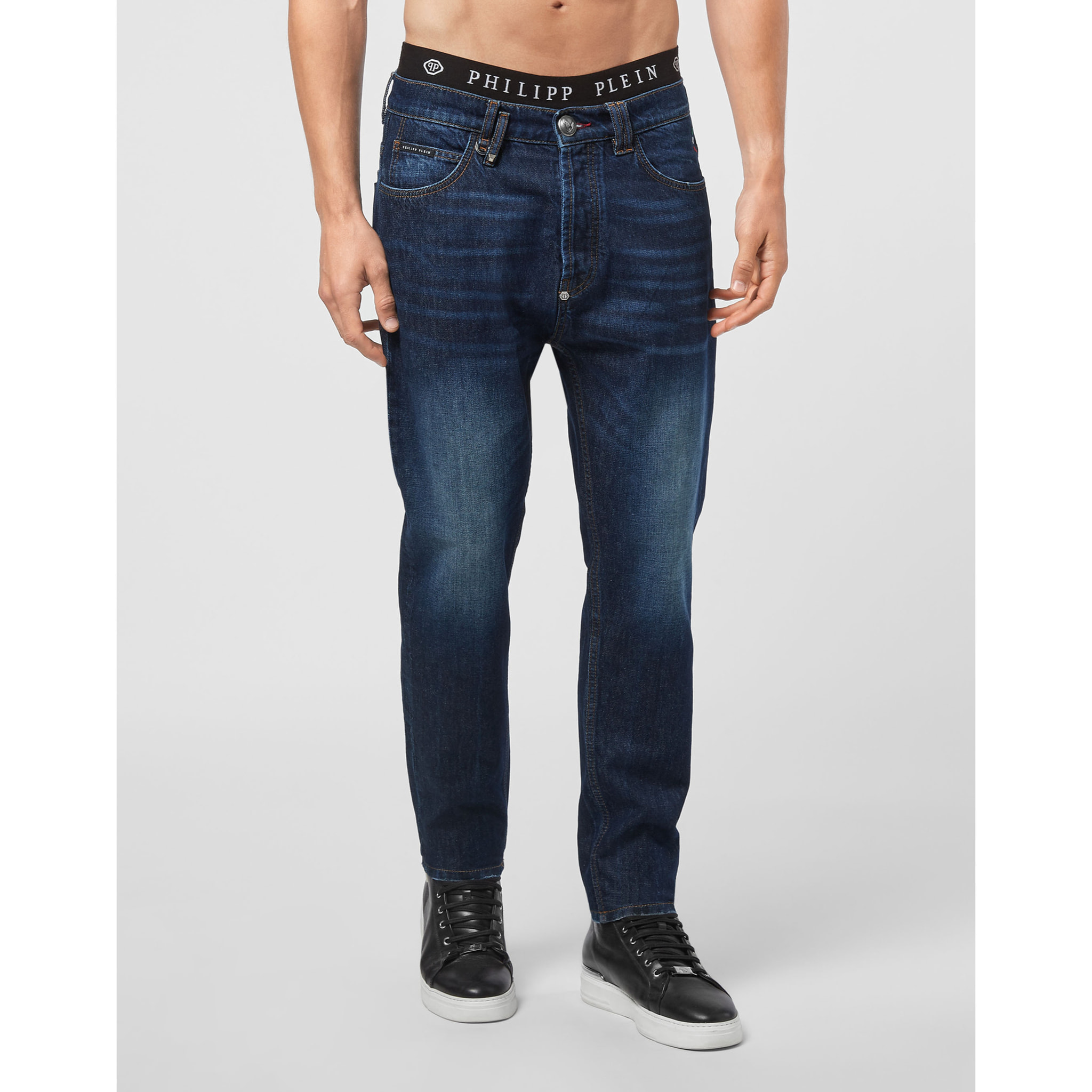 PHILIPP PLEIN Jeans Carrot Fit ICONIC PLEIN