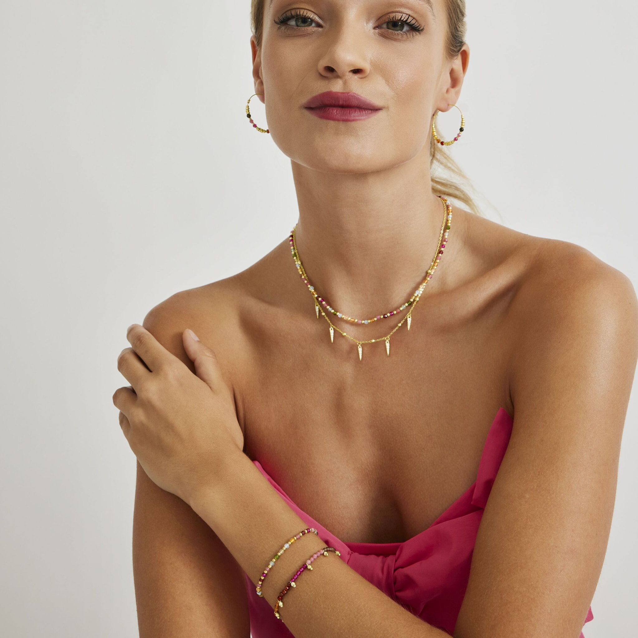 Pulsera Dirrim acabado oro amarillo 18k