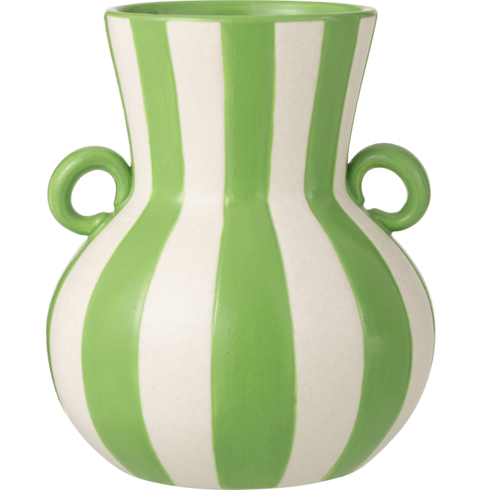 J-Line Vase Ligné - céramique - vert/blanc