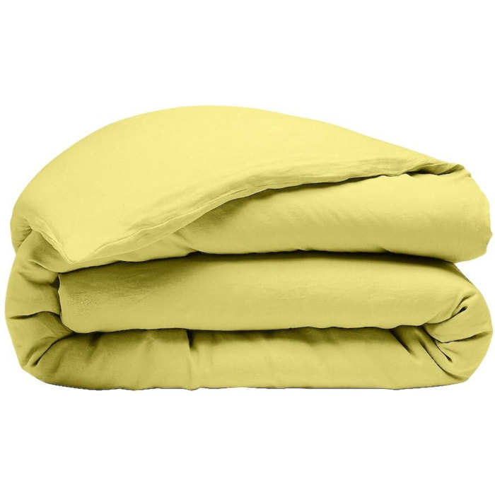 Parure Housse De Couette 3pcs 100% lin LavÉ 160g Poire