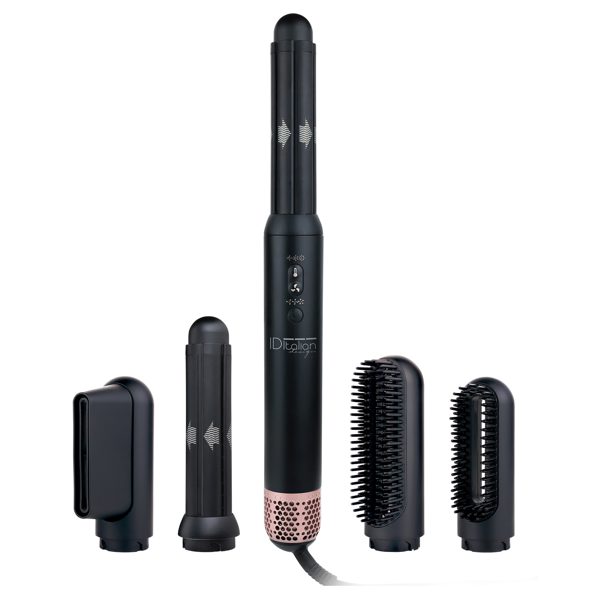 Pack Secador Cyclone Multi Styler 5 in 1 + Cabezal plancha - negro - 1200 W