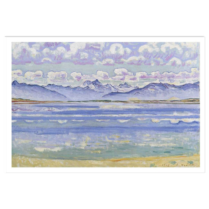 Poster Le Weisshorn vu du Montana - Ferdinad Hodler Affiche seule