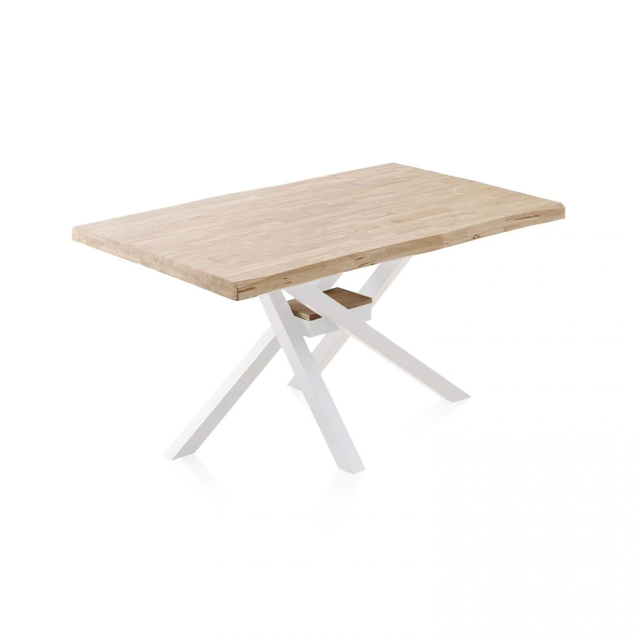 Mesa de comedor Xena Fit 150 Roble - Blanco