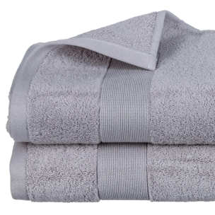 Drap de bain "Essentiel" coton gris taupe 100x150cm