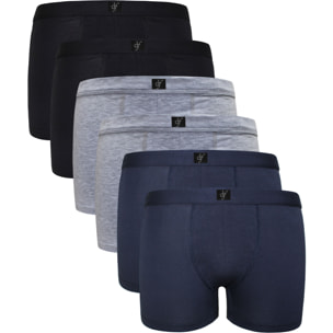 Boxer da Uomo De Fonseca Art.9220 Confezione da 6 Pz Multicolore