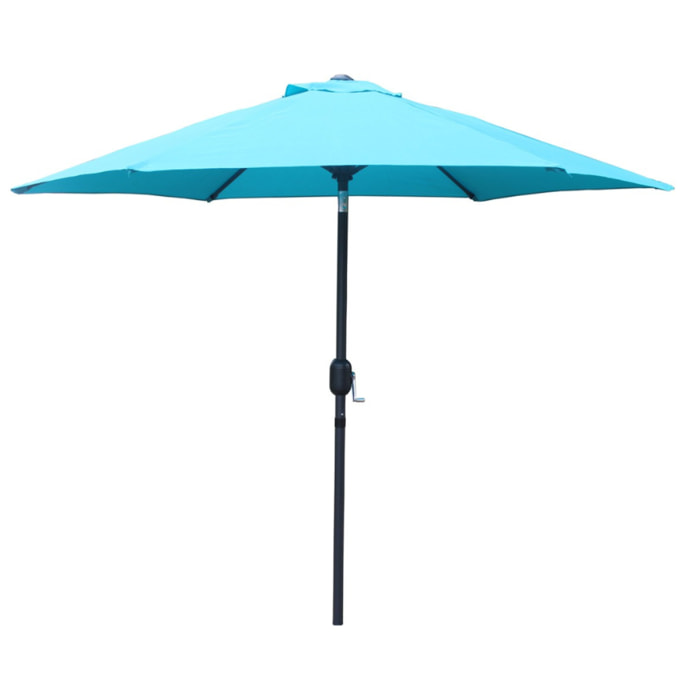 Parasol  bleu  rond 2,5 x 2,5 m EMMA