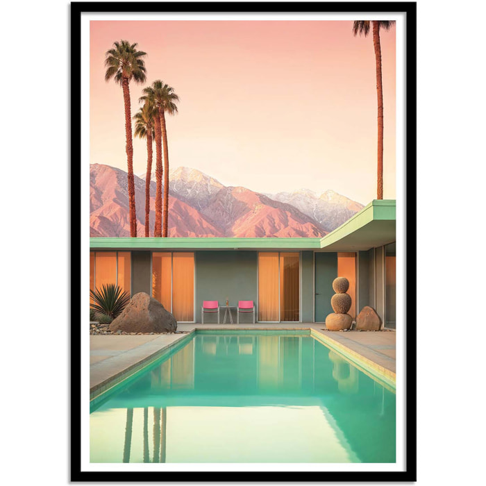 Affiche - Motel 66 Palm Springs - Philippe Hugonnard