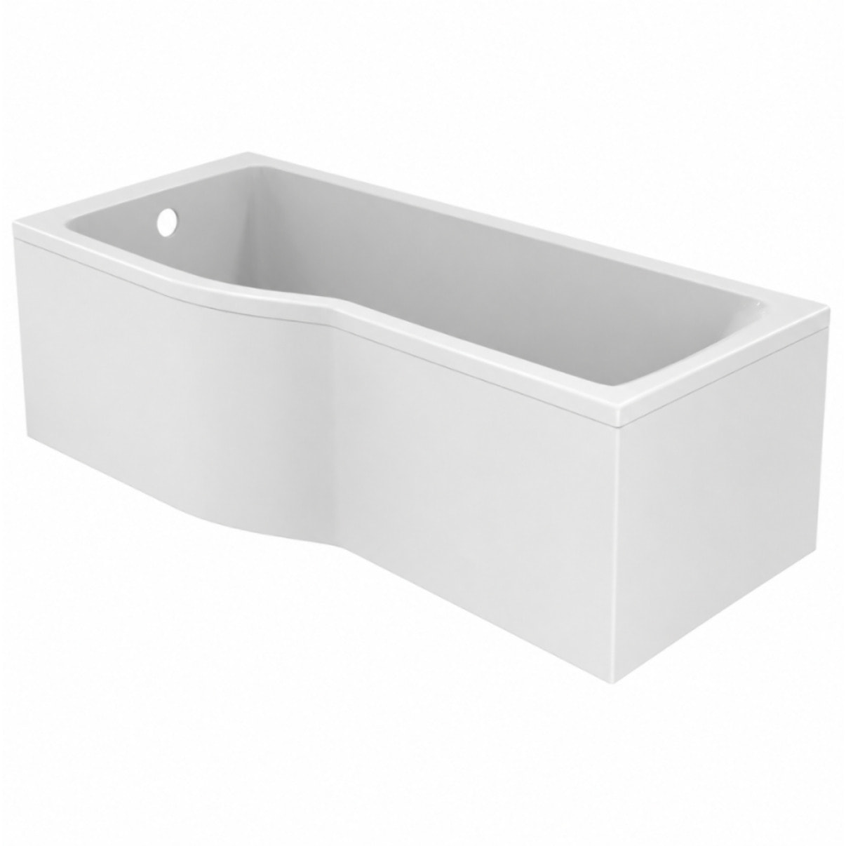 Baignoire bain douche 150 x 80 cm gauche Connect Air + tablier