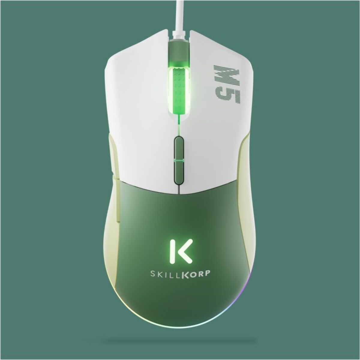 Souris Gamer Filaire SKILLKORP M5 VERTE Access