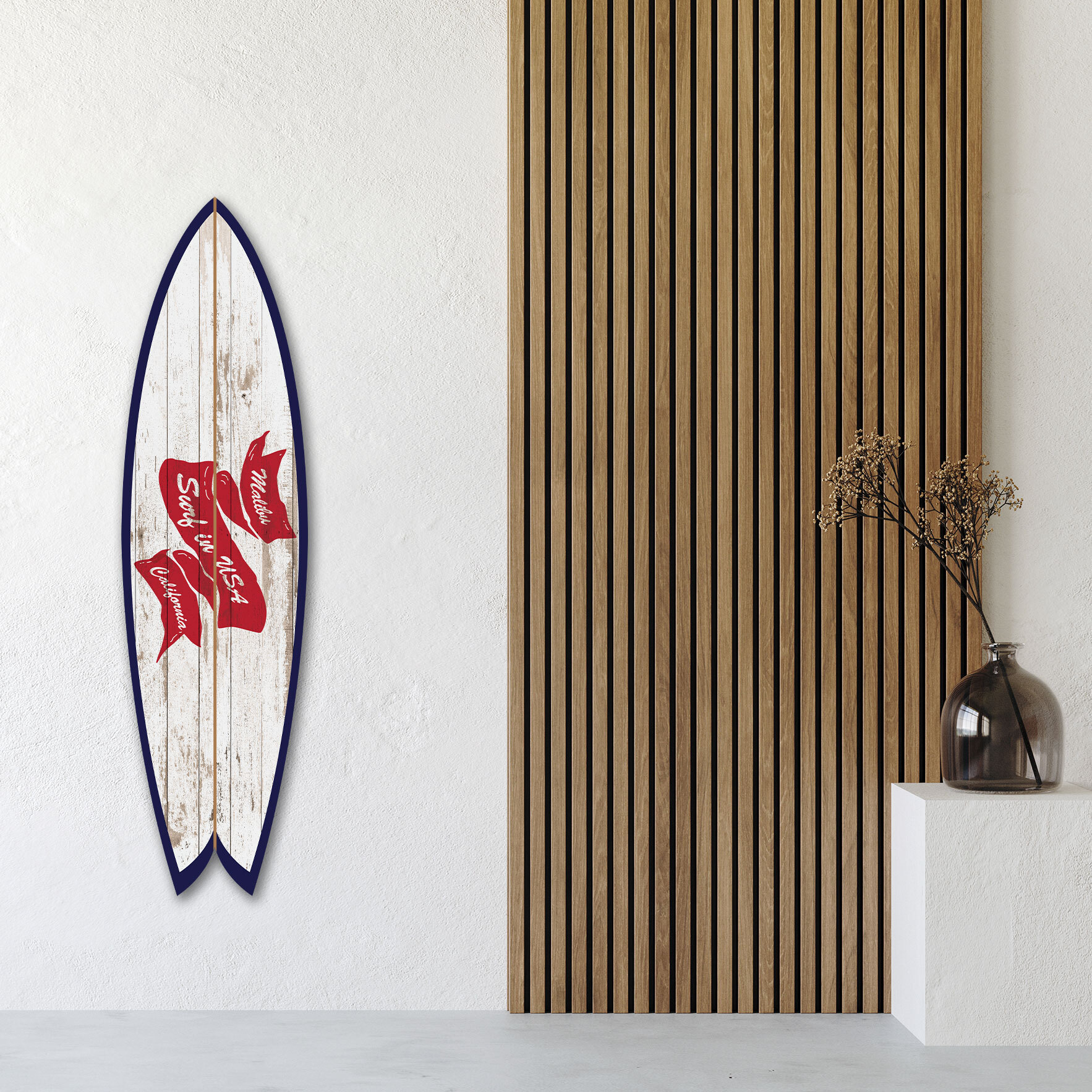 Planche de surf décorative malibu Tableau alu Dibond