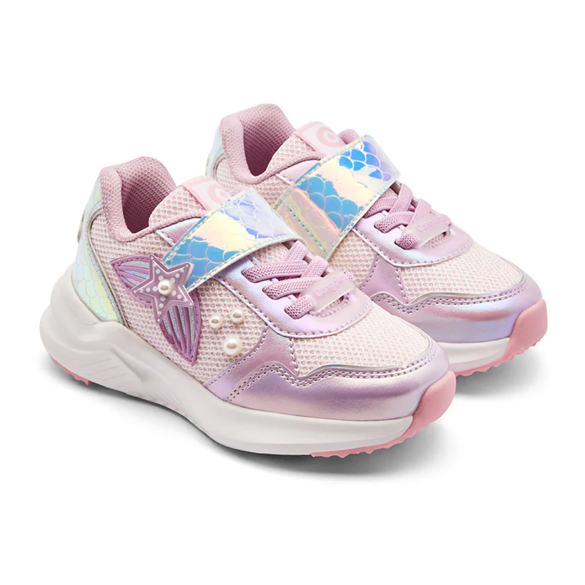 Zapatillas Sirena Rosa Con Luces