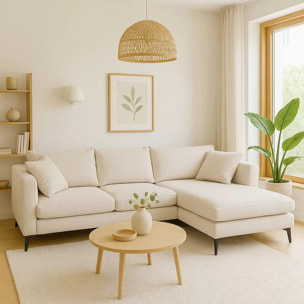 Canapé d'angle Jimmy crème Kare Design