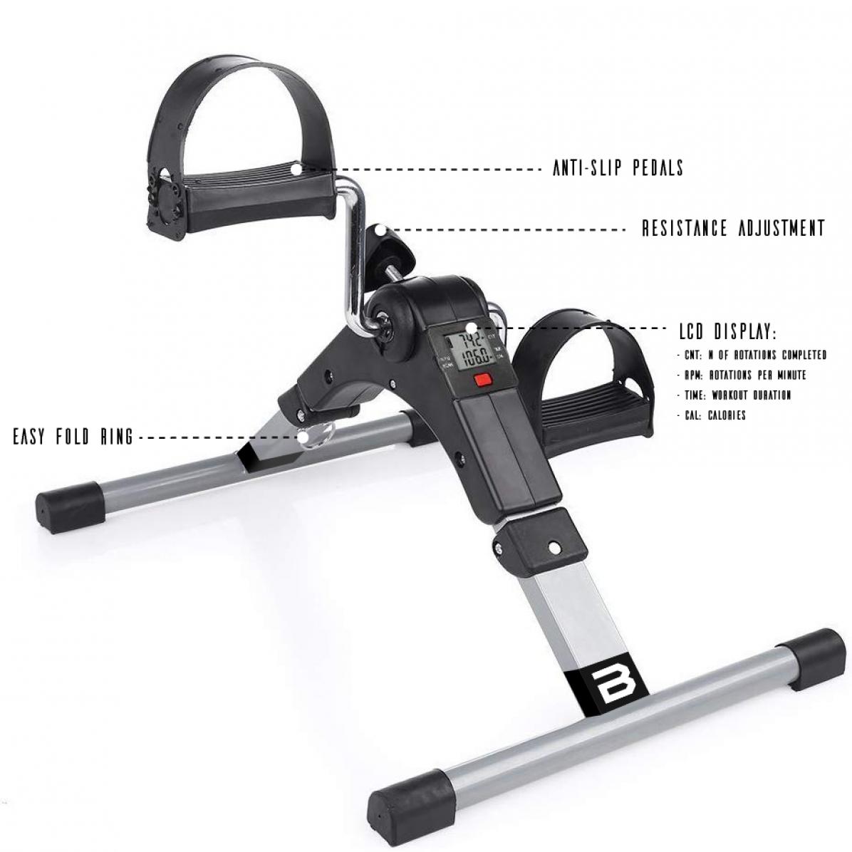 Mini cyclette magnetica pedaliera con display