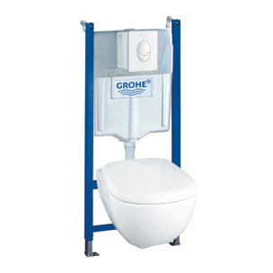 Plaque de commande wc verticale Skate Air, blanc